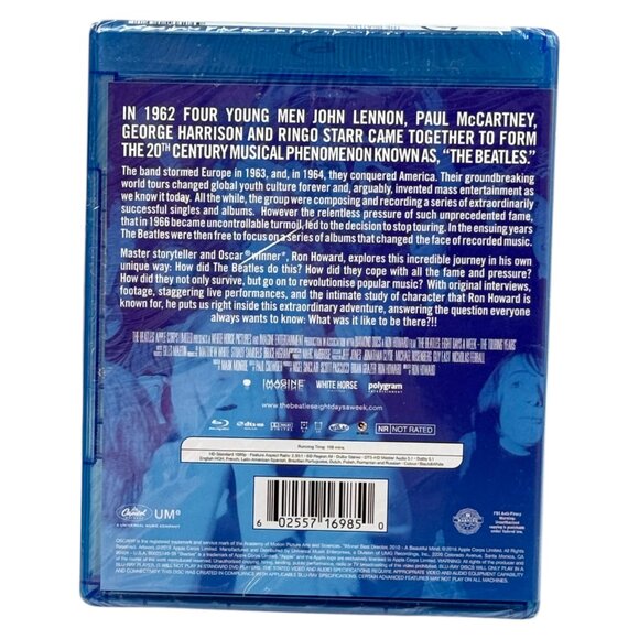Beatles Eight Days A Week Blu-Ray Disc Region Free Ron Howard New Sealed - Picture 2 of 4